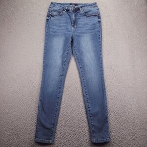 JUDY BLUE Jeans Size 13/31 Skinny Fit High Rise Medium Wash Stretch Denim